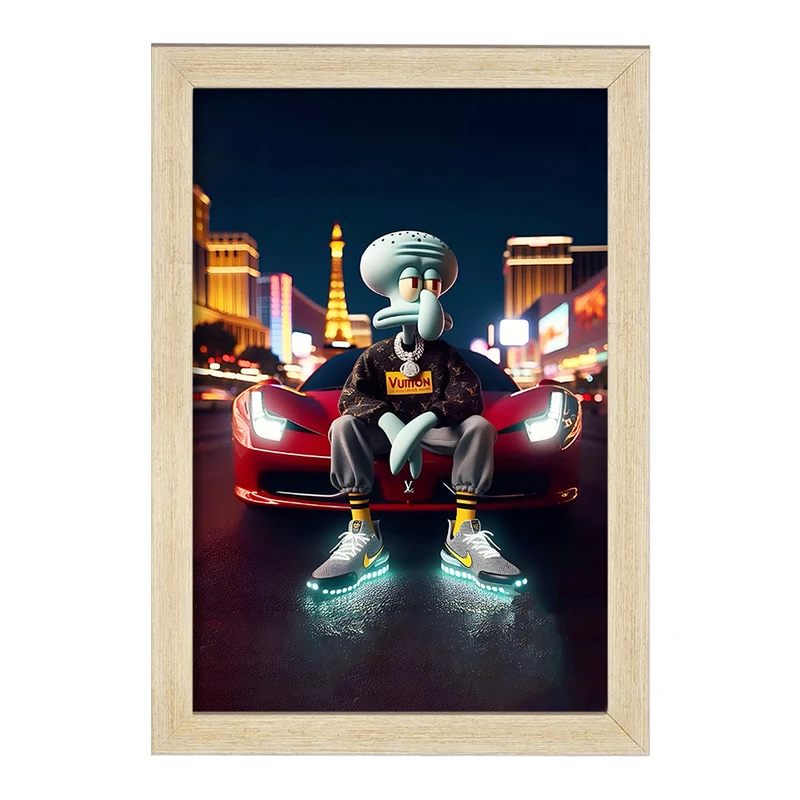 تابلو خندالو مدل اختاپوس باب اسفنجی کد F4400