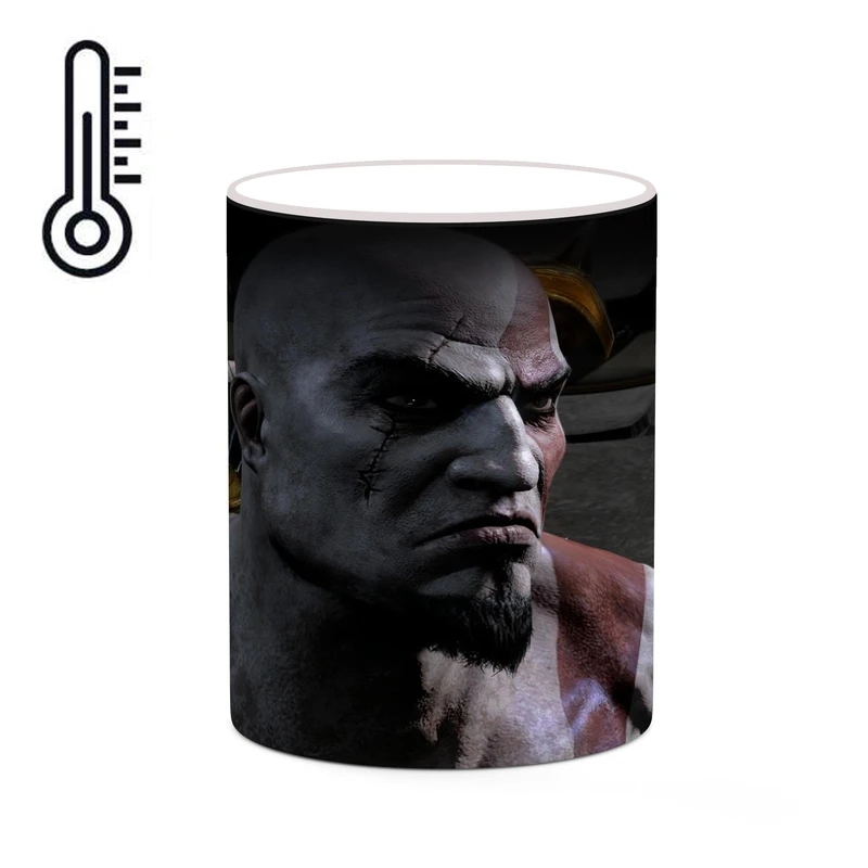 ماگ حرارتی کاکتی طرح گاد آف وار God Of War مدل mgh40990