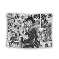 پوستر پارچه ای مدل بک دراپ مانگا انیمه وان پیس کد One Piece 001
