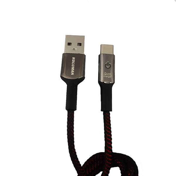 کابل تبدیل USB به USB-C کلومن مدل kd-54 طول 1 متر