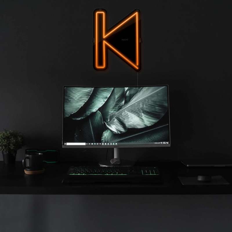 چراغ دیواری نئون دیزاین مدل Perviues-BL_ORG