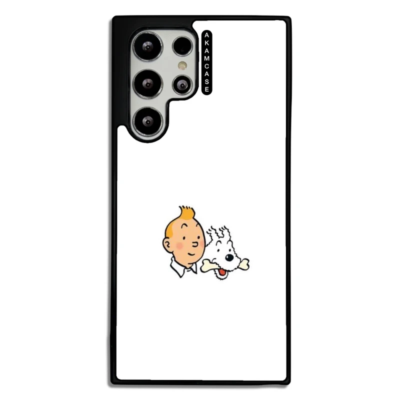 کاور آکام مدل AMC-WSGS22U-TINTIN-3 مناسب برای گوشی موبایل سامسونگ Galaxy S22 Ultra