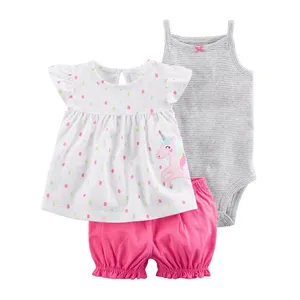 ست 3 تکه لباس نوزادی مدل پونی