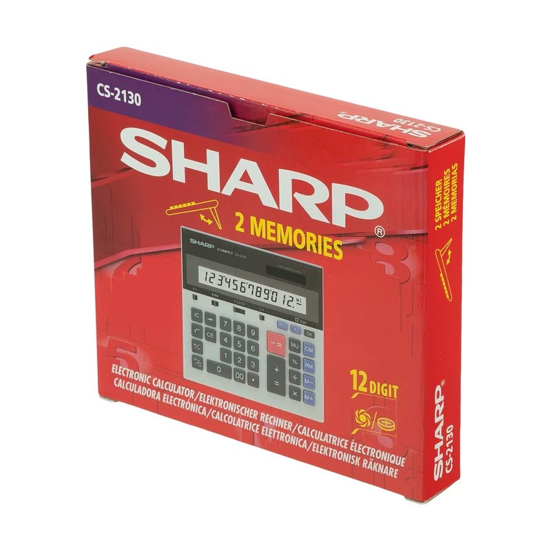 ماشین حساب شارپ مدل COMPECT CS-2130