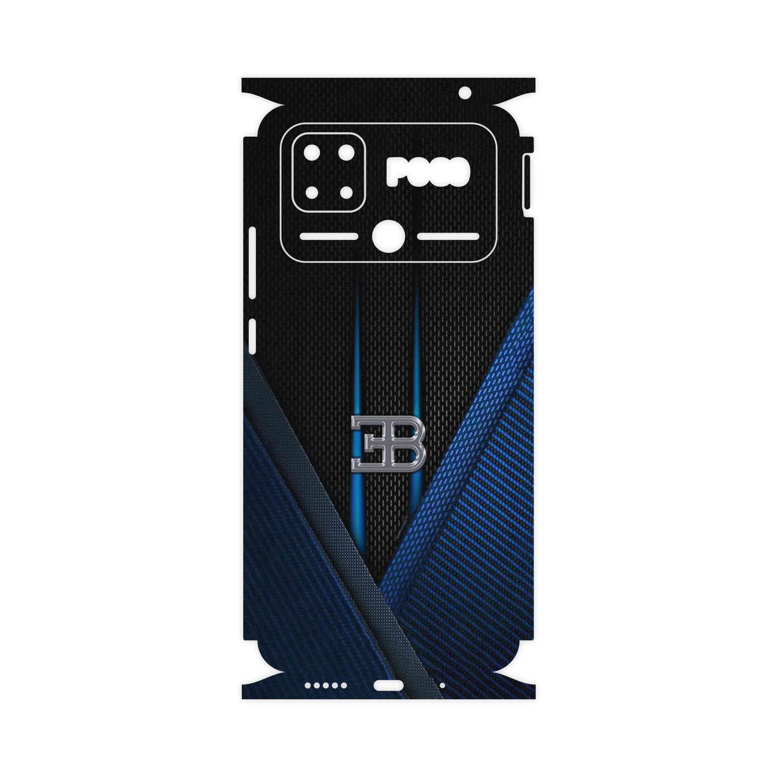 برچسب پوششی ماهوت مدل BUGATTI-FullSkin مناسب برای گوشی موبایل شیائومی Poco C40