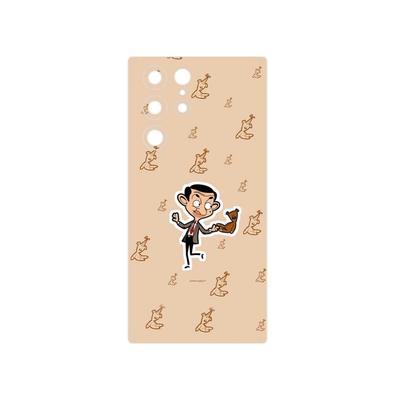 برچسب پوششی ماهوت مدل Mr.Bean مناسب برای گوشی موبایل سامسونگ Galaxy S22 Ultra 5G