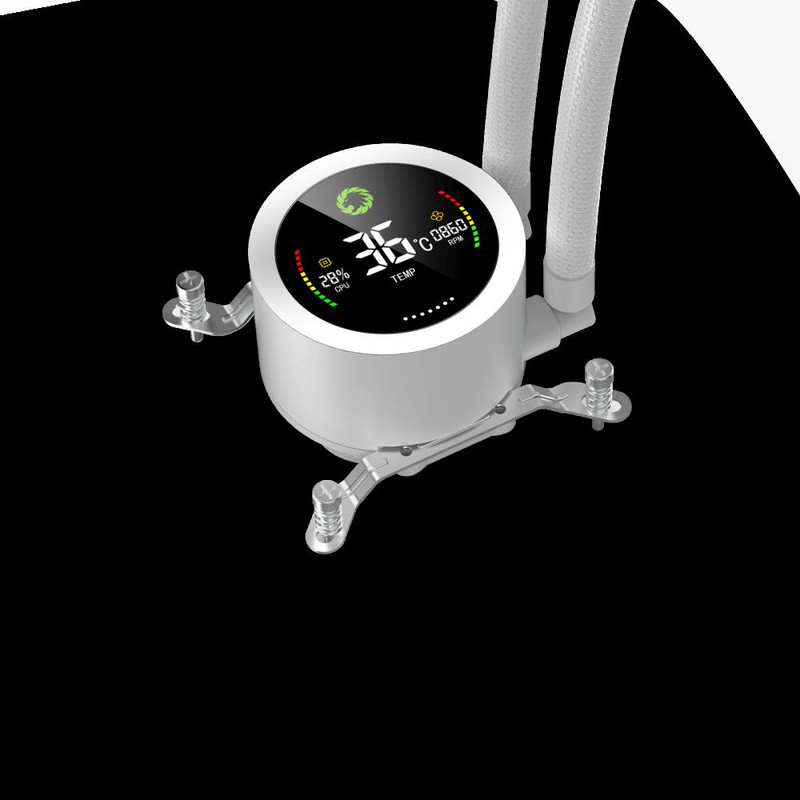 خنک کننده پردازنده گیم مکس مدل IceBurg 240 Digital Bk