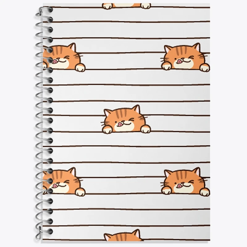 دفتر لغت 50 برگ خندالو طرح گربه (Cat) کد N958