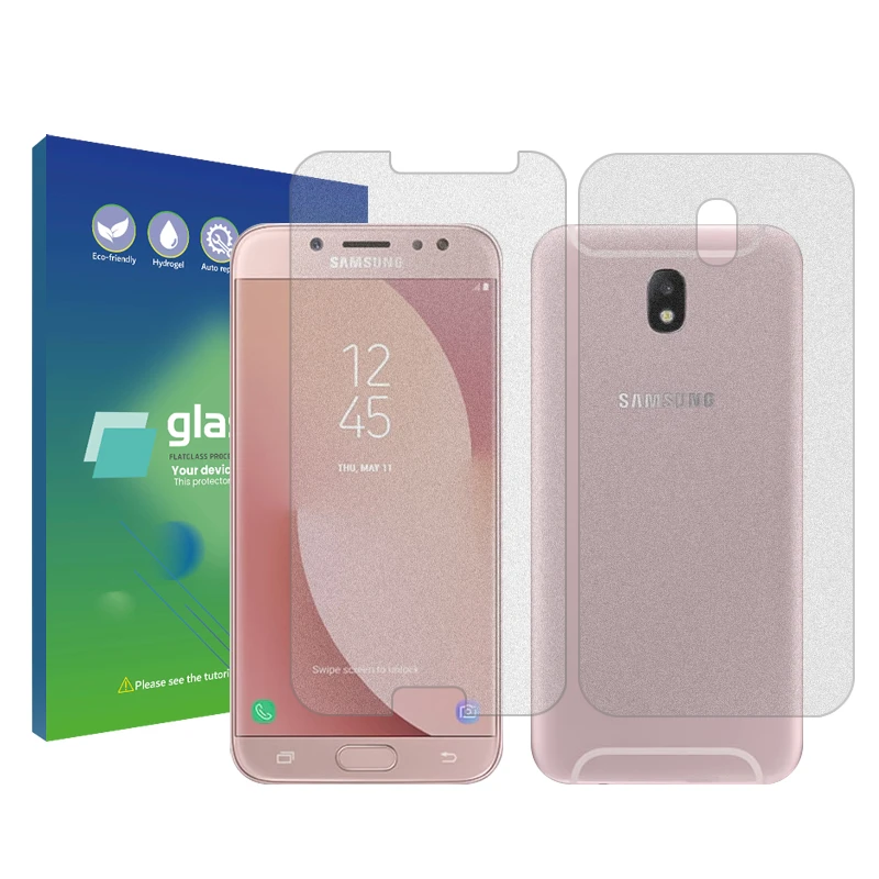 محافظ صفحه نمایش مات گلس پرو  مدل Resistant مناسب برای گوشی موبایل سامسونگ Galaxy J7 Pro به همراه محافظ پشت گوشی