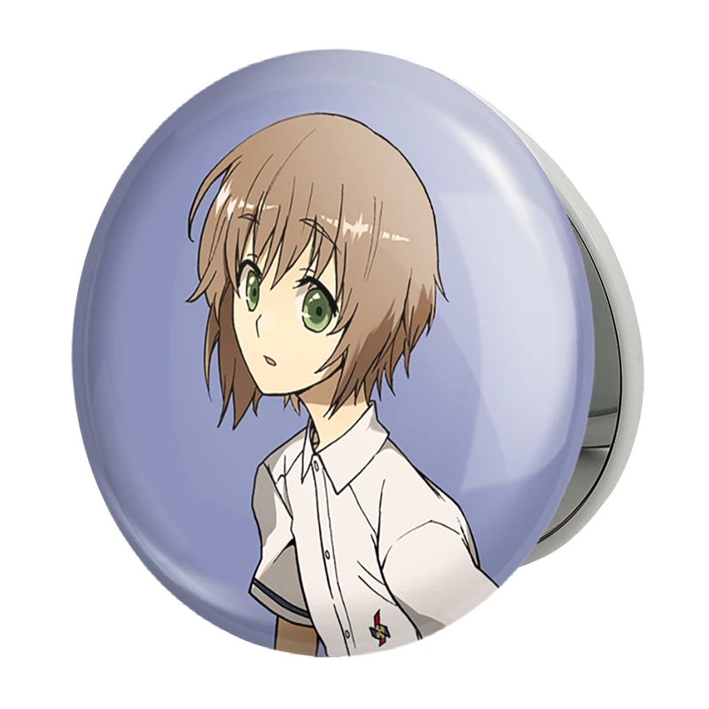 آینه جیبی خندالو طرح یویا و نائویا انیمه دیگری مدل تاشو کد 32025