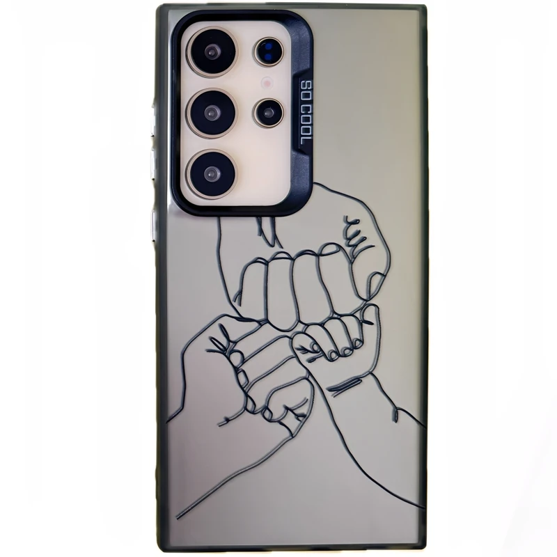 کاور مدل so cool طرح خانواده مناسب برای گوشی موبایل سامسونگ Galaxy A55