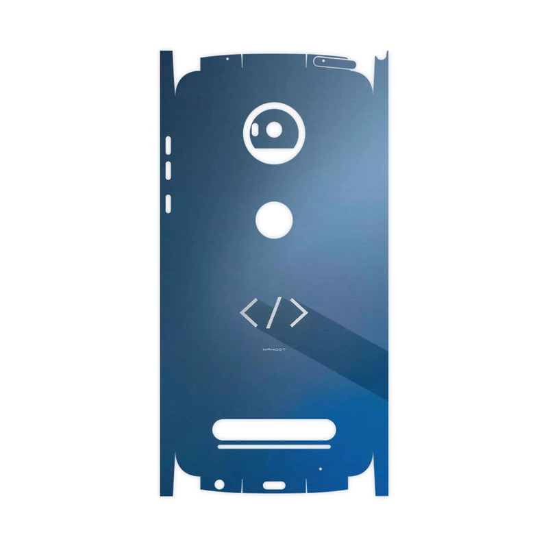 برچسب پوششی ماهوت مدل Minimal Coding icon-FullSkin مناسب برای گوشی موبایل موتورولا Moto Z2 Play