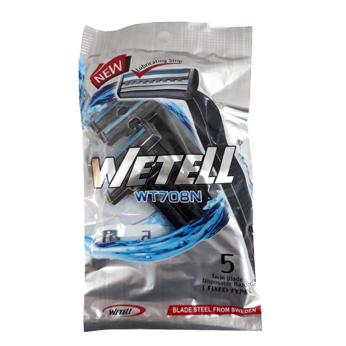 خود تراش مردانه ویتل مدل wt708n بسته 5 عددی خود تراش مردانه ویتل مدل wt708n بسته 5 عددی