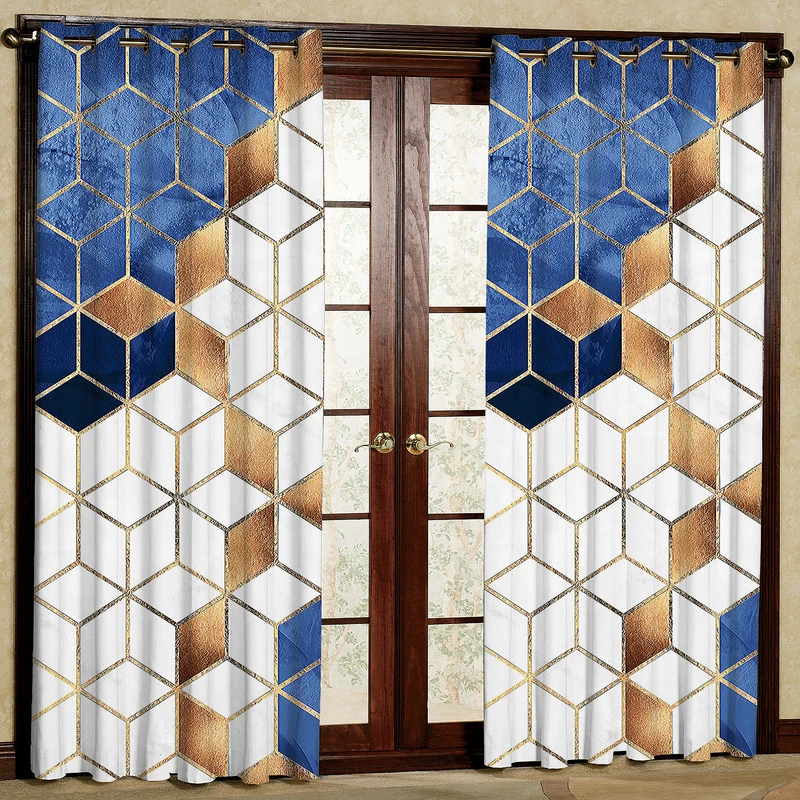 پرده مدل کاشی مخمل پانچی کد 4565 سایز 200x140 سانتی متر