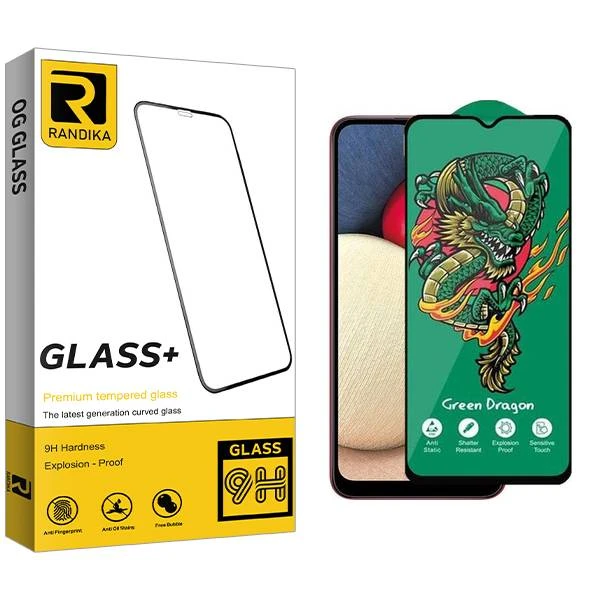 محافظ صفحه نمایش راندیکا مدل RK Green_Dragon مناسب برای گوشی موبایل سامسونگ Galaxy A02s