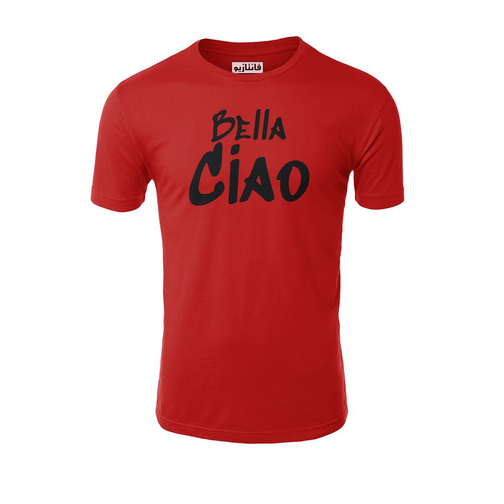 تیشرت آستین کوتاه مردانه فانتازیو طرح Bella Ciao مدل 261 کد LCDP012 -  - 1