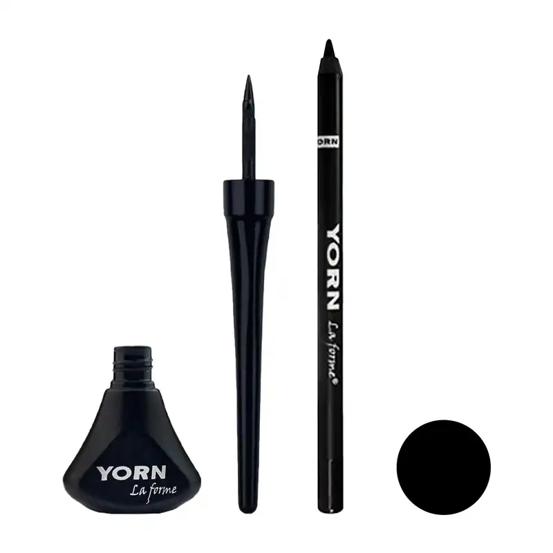 مداد چشم یورن مدل Carbon به همراه خط چشم یورن مدل Dip
