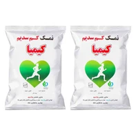 نمک کم سدیم کیمیا - 1000گرم بسته 2 عددی