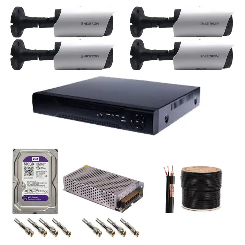 سیستم امنیتی ویزیترون مدل 25ZE20-4ch