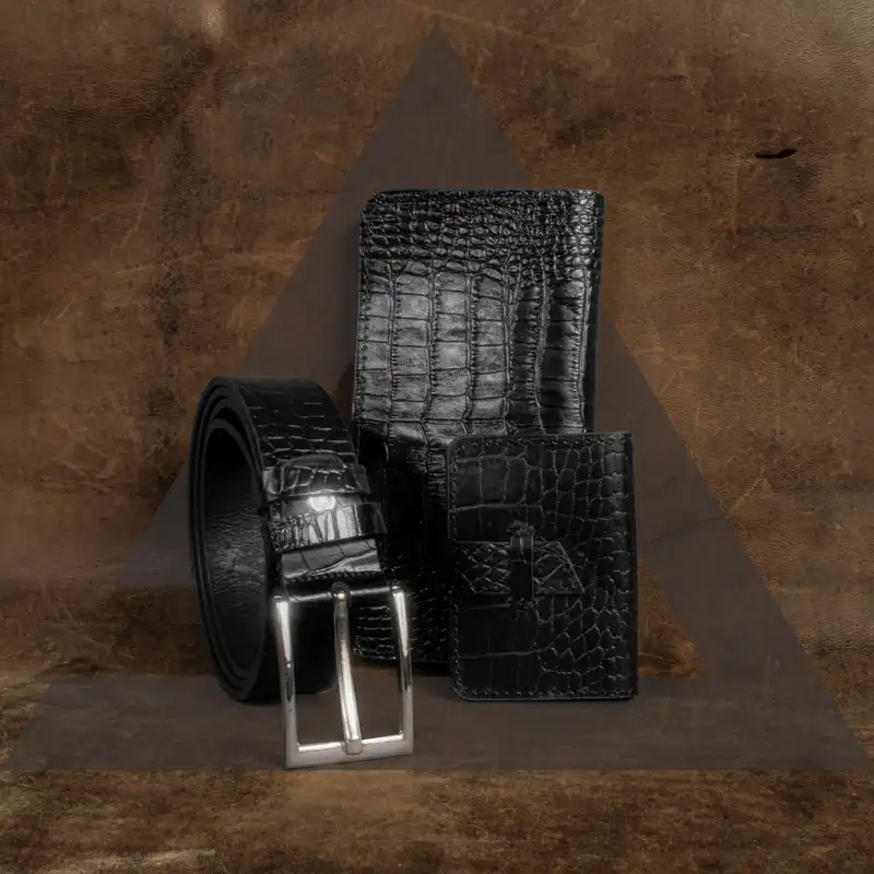 ست هدیه چرم آراهمراه مدل ARASET38