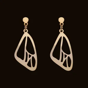 گوشواره طلا 18 عیار زنانه آمانژ کد D10039