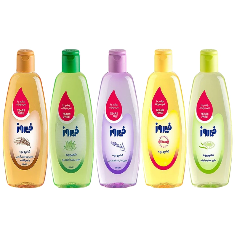 شامپو بچه فیروز مدل A40 حجم 200 میلی لیتر مجموعه 5 عددی