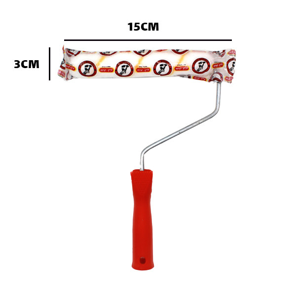 غلتک نقاشی کارخانه قلم مو سازی خرم مدل باریک سایز 15 سانتی متر