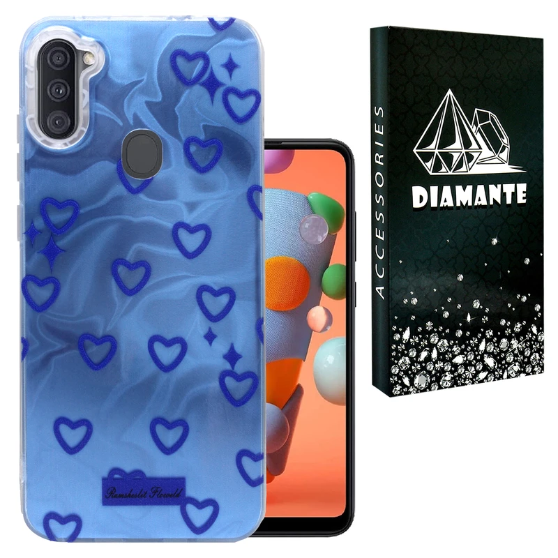 کاور دیامانته مدل Ghalbi Bk مناسب برای گوشی موبایل سامسونگ Galaxy M11