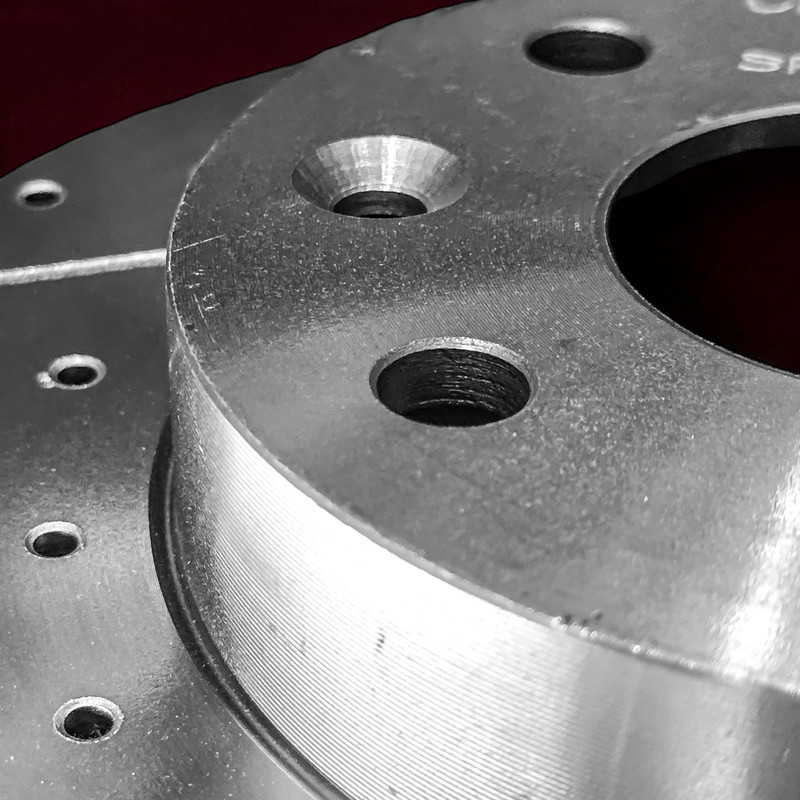 دیسک ترمز چرخ جلو کاردینال مدل سوراخ دار مناسب برای ساینا بسته 2 عددی