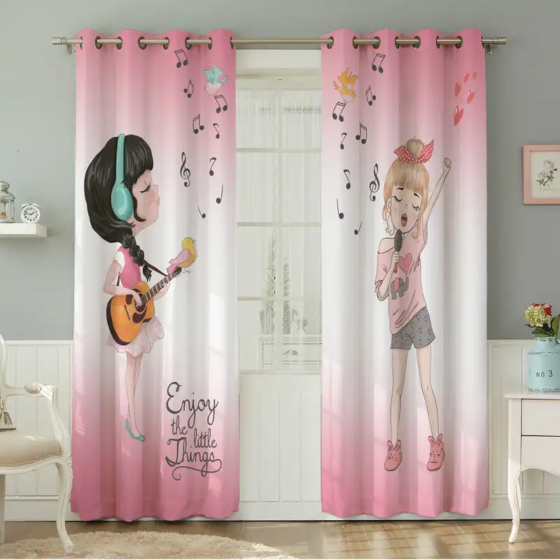 پرده نیروانا طرح کودک مدل مخمل کد 8620 سایز 140×280 سانتی متر