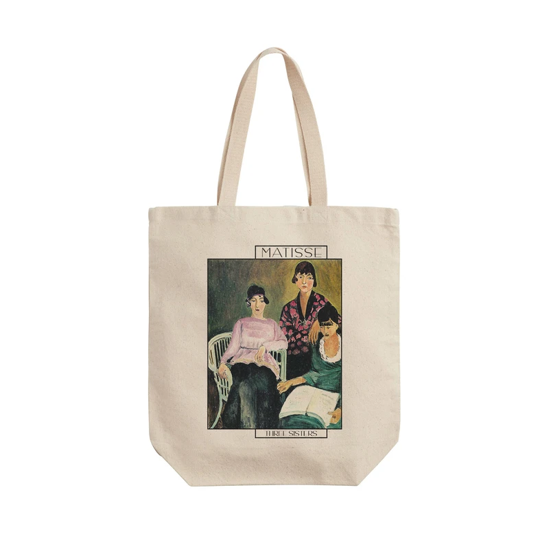 ساک خرید ترمه طراحان ایده مدل سه خواهر از ماتیس کد art0689 - L