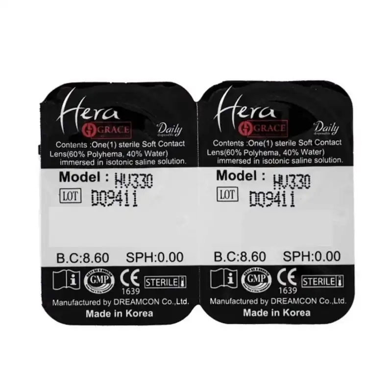 لنز چشم هرا گریس مدل 052 رنگ خاکستری روشن