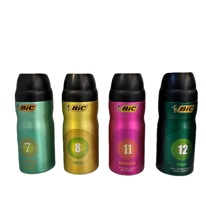 اسپری بیک مدل 7 و 8 و 11 و 12 با رایحه خنک حجم 150 میلی‌لیتر بسته 4 عددی