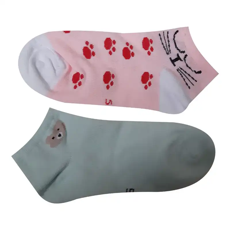 جوراب دخترانه کد 40 مجموعه 2 عددی