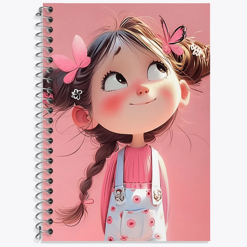 دفتر نت موسیقی 50 برگ خندالو طرح دخترانه کیوت کد N4377