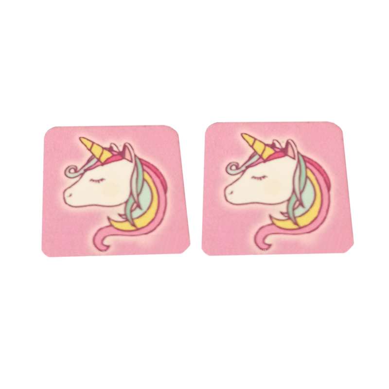 گوشواره دخترانه مدل یونیکورن