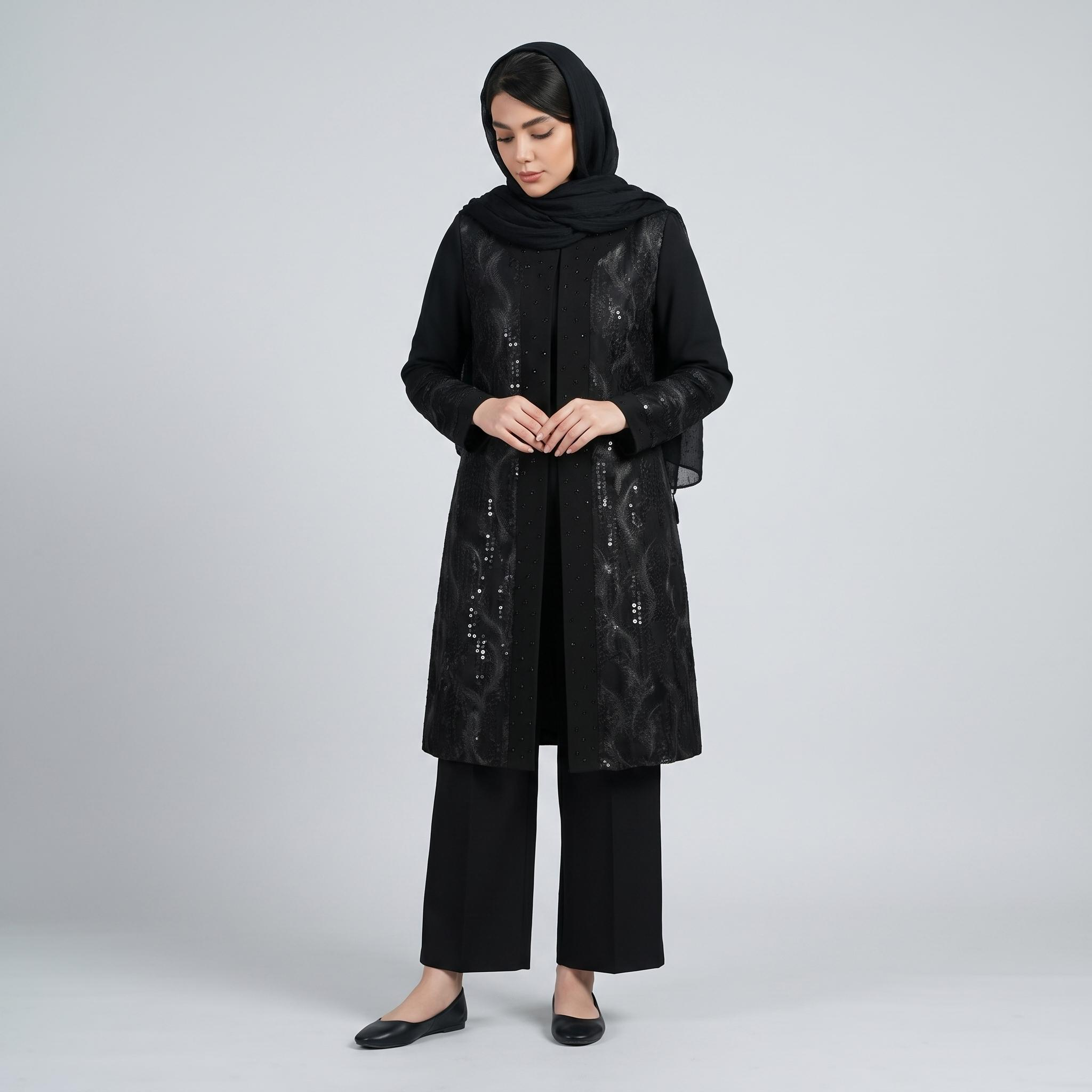 مانتو مجلسی زنانه مدل Ma33327