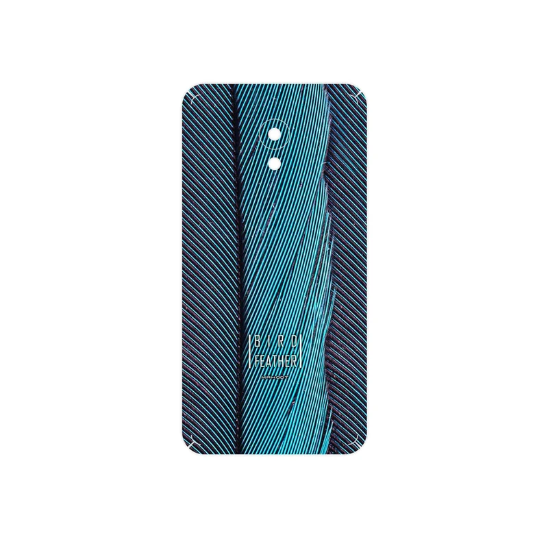 برچسب پوششی ماهوت مدل Turquoise feathers مناسب برای گوشی موبایل میزو M5