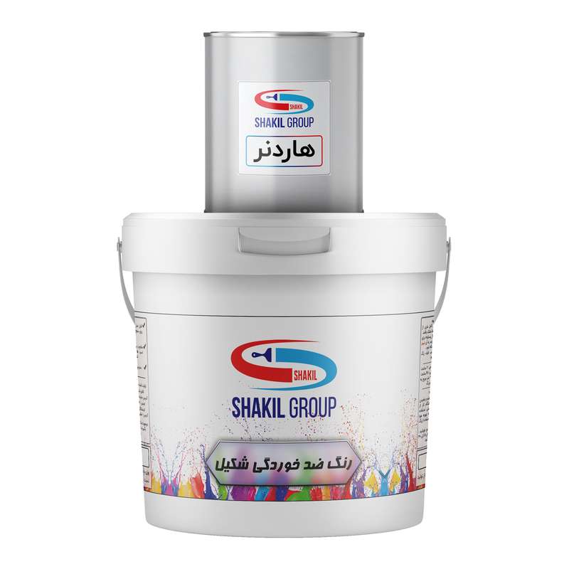 رنگ ضد خوردگی طوسی شکیل مدل GRY وزن 5.4 کیلوگرم به همراه هاردنر رنگ ضد خوردگی طوسی شکیل مدل GRY وزن 5.4 کیلوگرم به همراه هاردنر