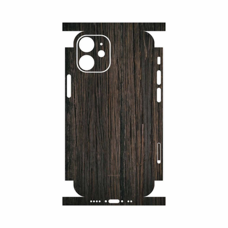 برچسب پوششی ماهوت مدل Burned Wood-FullSkin مناسب برای گوشی موبایل اپل iPhone 12 mini