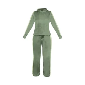 ست هودی و شلوار دخترانه مدل مخمل