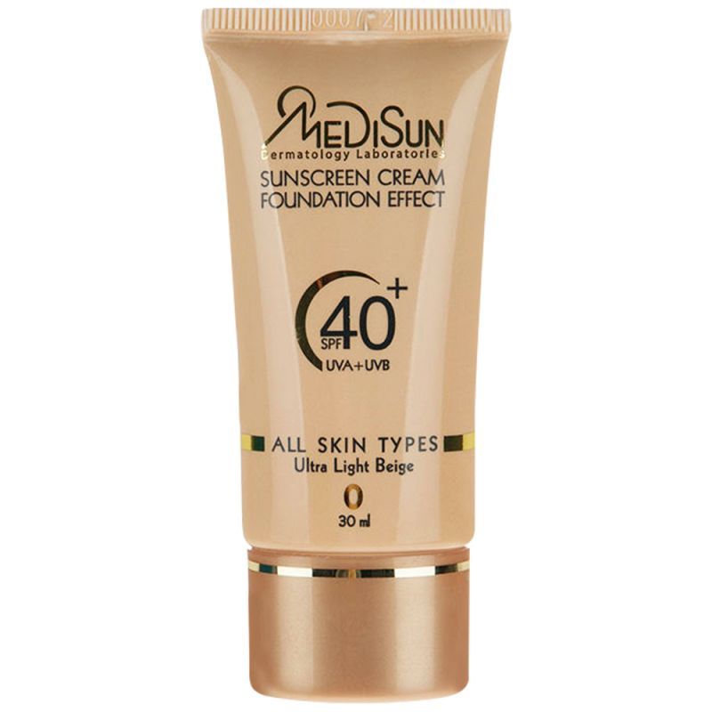 کرم ضد آفتاب رنگی مدیسان SPF40 مدل No 0 مناسب انواع پوست حجم 40 میلی لیتر -  - 2