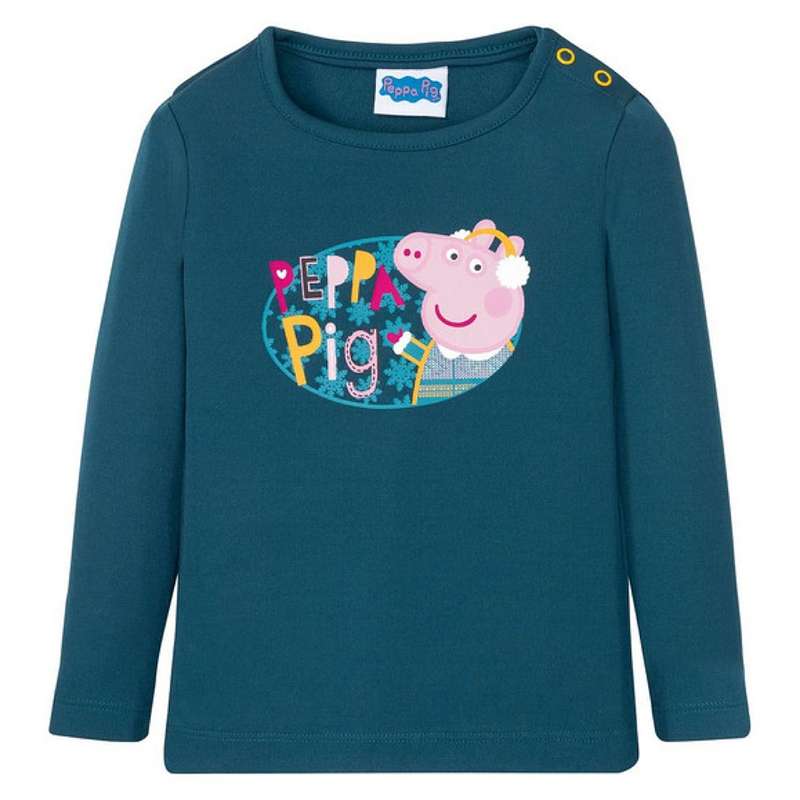 تی شرت آستین بلند دخترانه پپا پیگ مدل mby