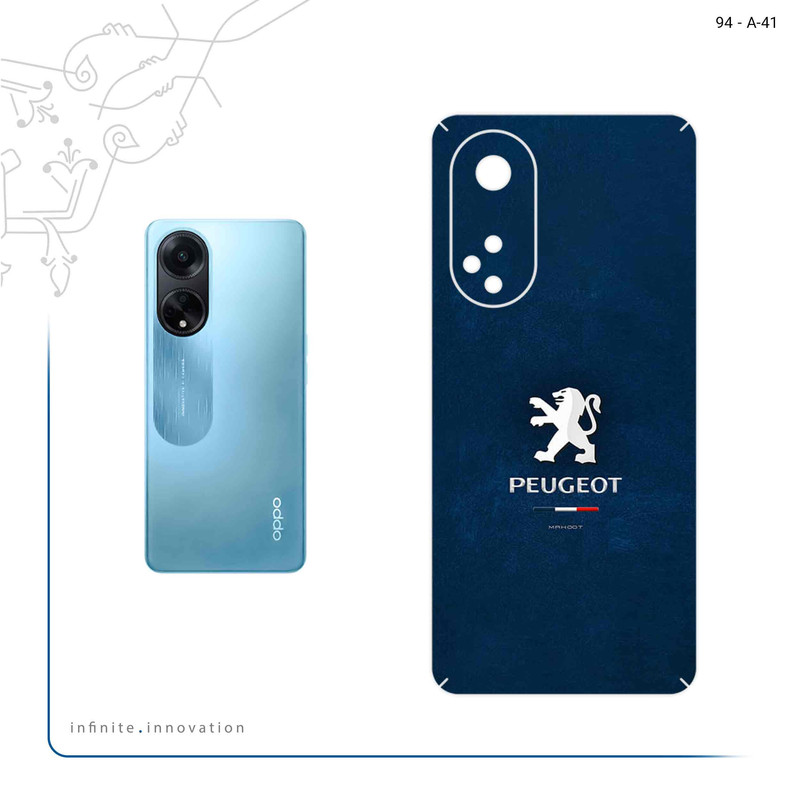 برچسب پوششی ماهوت مدل Peugeot_Logo مناسب برای گوشی موبایل اپو A98