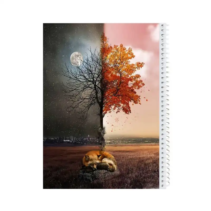 دفتر مشق 100 برگ نیکاد طرح پسرانه مدل کلاسیک کد A4