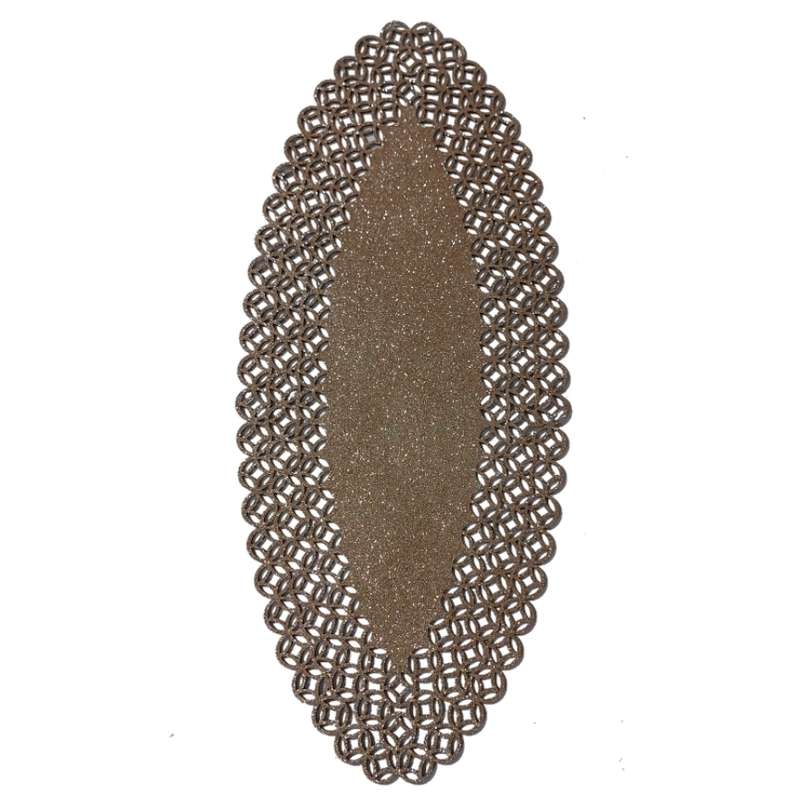 رومیزی مدل بیضی صدفی کد 80x34
