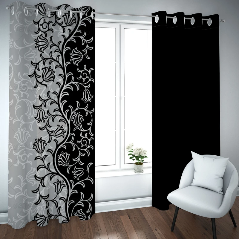 پرده مدل چاپی هازان سایز 300×150 سانتی متر 