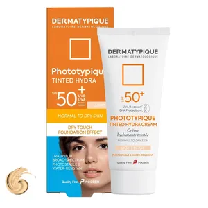 کرم ضد آفتاب رنگی درماتیپیک SPF 50 مدل Phototypique ‌ ‌محافظ UVA ،UVB مناسب برای پوست‌ خشک و معمولی حجم 50 میلی‌لیتر