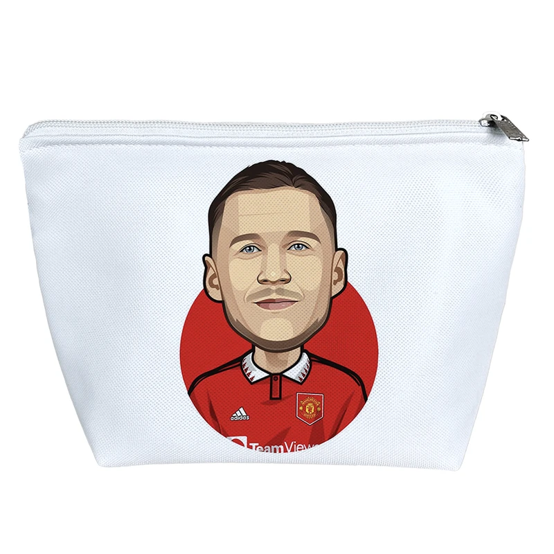 کیف لوازم آرایش دخترانه خندالو مدل منچستر یونایتد کد 6035