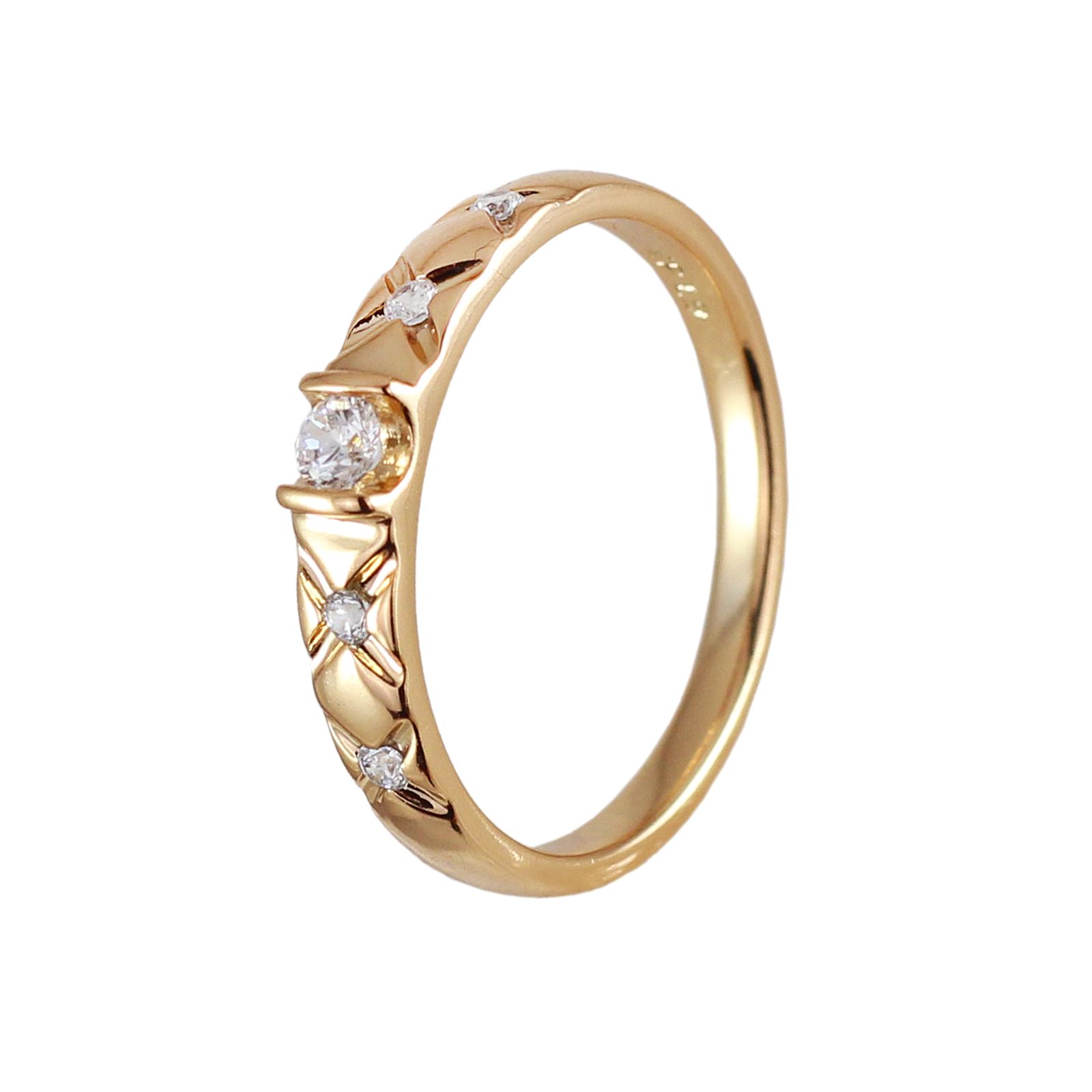 انگشتر زنانه ژوپینگ مدل سولیتر کد ri385 -  - 1